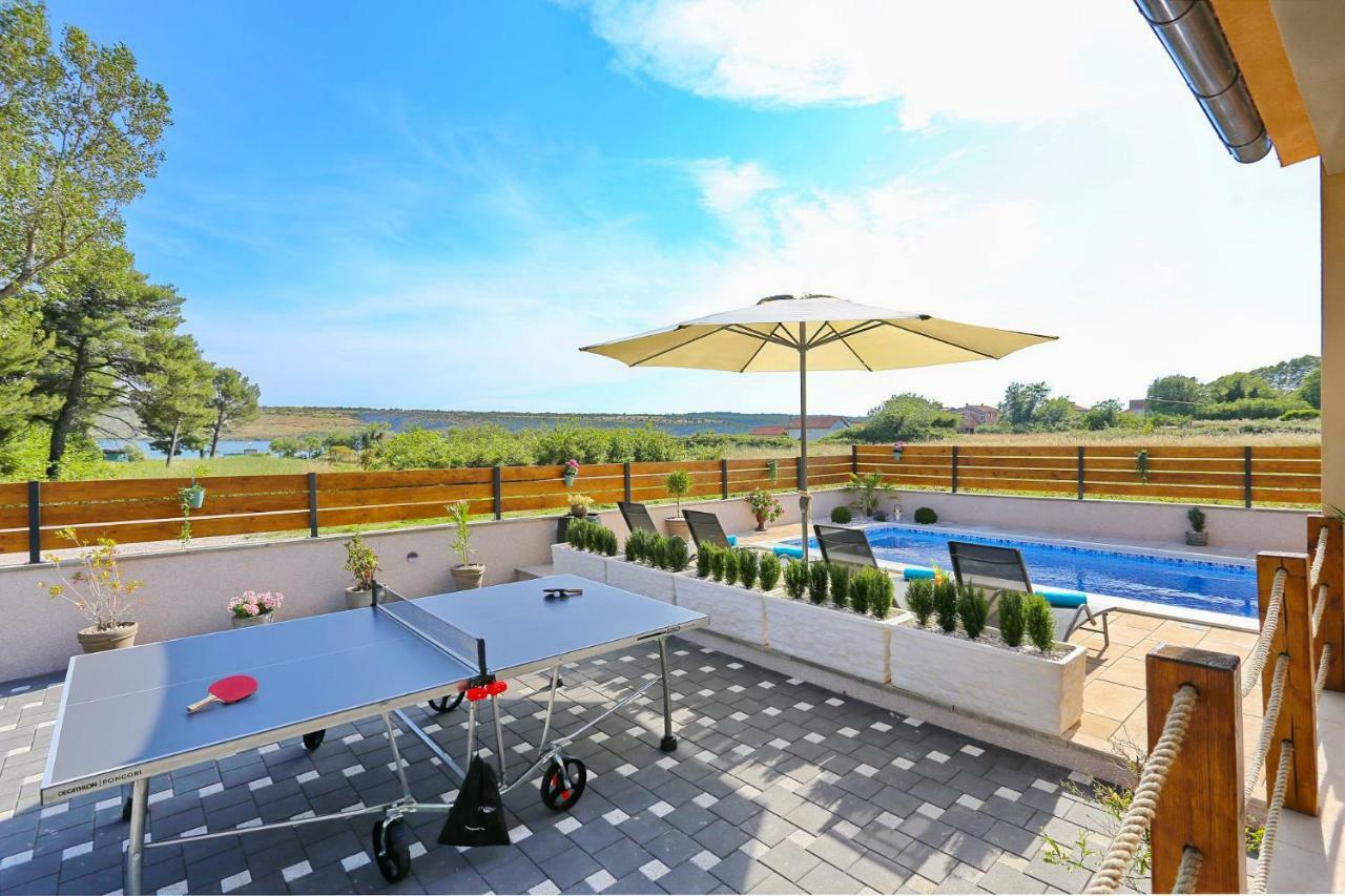 Willa Punta Garden Pool House Posedarje Zewnętrze zdjęcie